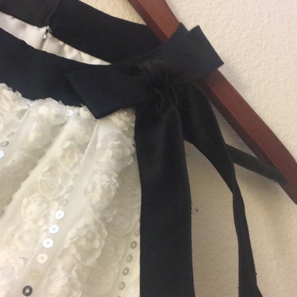 Kids Black and White Sequin dress - Picture 4 of 6